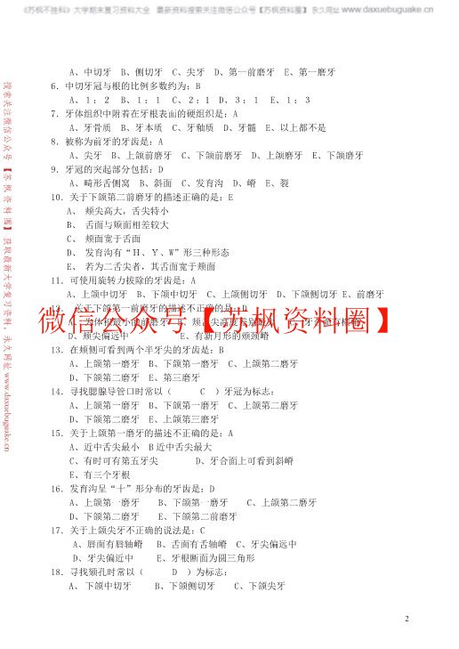 口腔解剖生理学